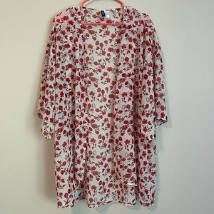 Women’s DIVIDED H&M Floral Cardigan Size L
